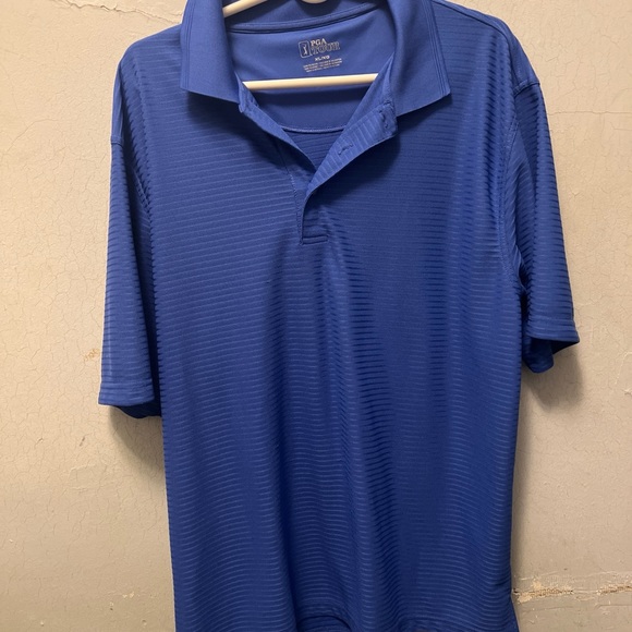 PGA Tour Other - pga tour golf Mens  shirt xl Short Sleeve Blue Polyester
